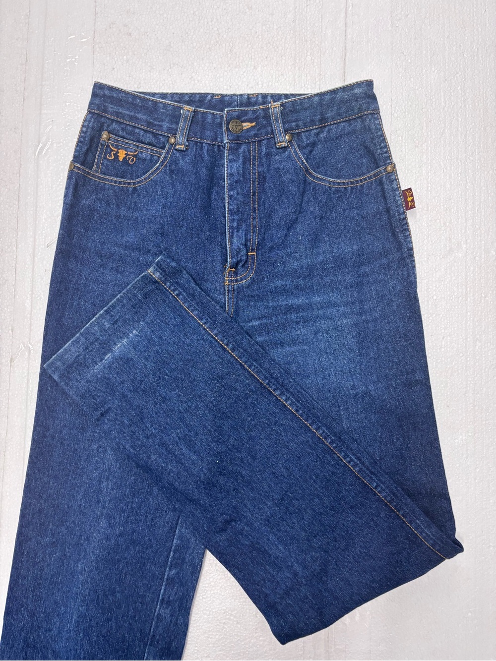 VTG 80s Sergio Valente Jeans Woman’s 29x36 High Rise Straight Leg Dark Wash Cotn
